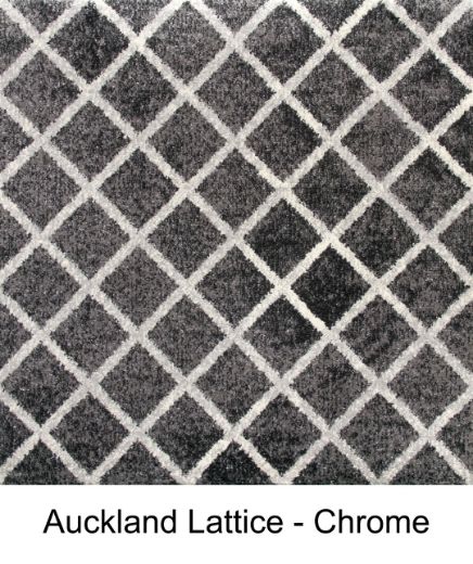 Carlingford Carpet - Auckland Lattice Chrome 1