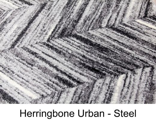 Carlingford Carpet - Herringbone Urban Steel 4M 1