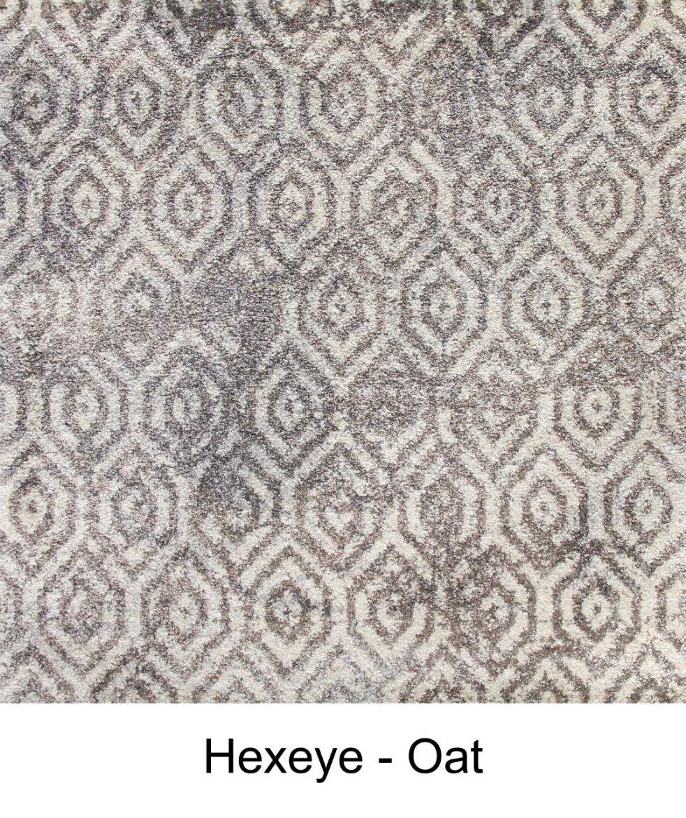 Carlingford Carpet - Hexeye Oat 4M