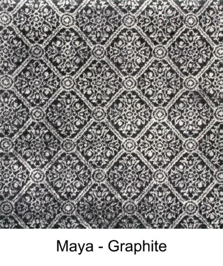 Carlingford Carpet - Maya Graphite 4M