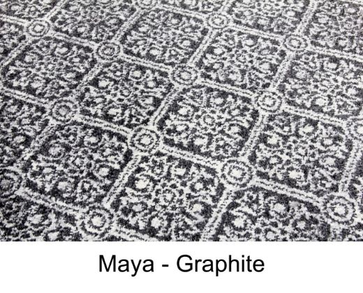 Carlingford Carpet - Maya Graphite 4M 1