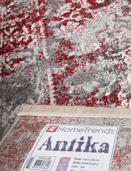 ANTIKA - 200 X 300 - MEDALLION - RED