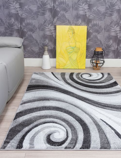 SAMBA SPIRALS GREY 80 X 150