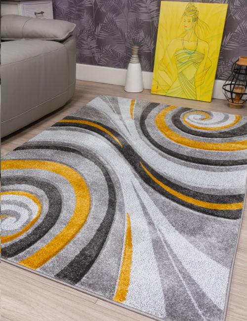 SAMBA SPIRALS OCHRE 120 X 170