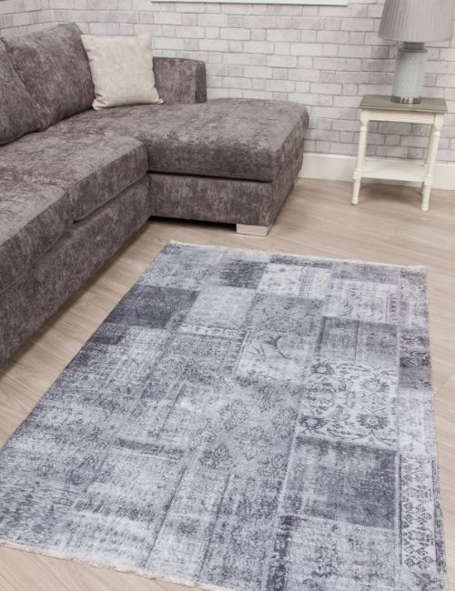 MODENA - 120 X 170 - PATCHWORK - GREY