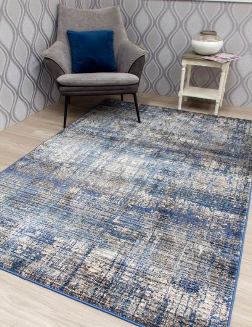 MYSTIQUE -   80 X 150 - BOHEMIAN - BLUE