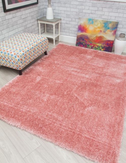 PLUSH - 120 X 170 - PLAIN - BLUSH PINK