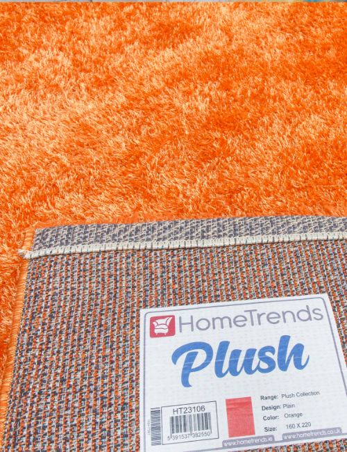 PLUSH - 200 X 300 - PLAIN - ORANGE