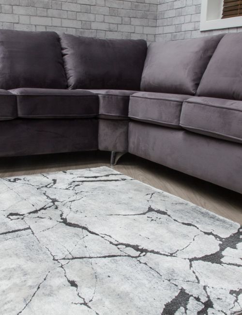 ROCOCO - 120 X 170 - GLACIAL- ANTHRACITE