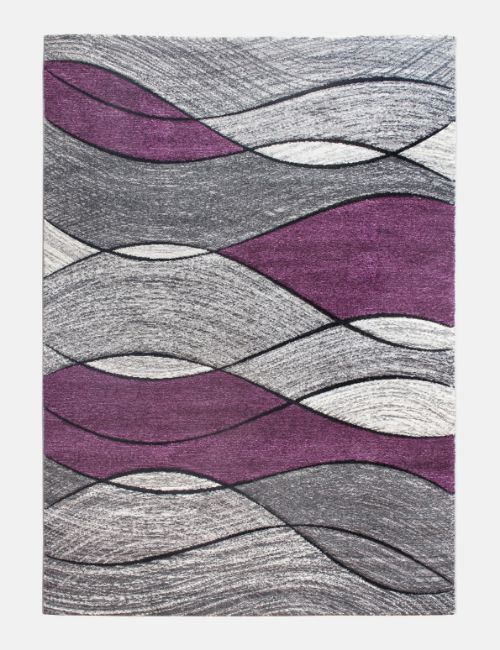 IMPULSE WAVES BLACK/PURPLE 67 X 120