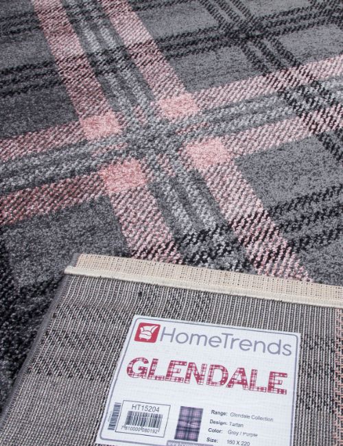 GLENDALE GREY/PINK 200 X 300