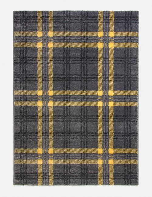 GLENDALE GREY/YELLOW 80 X 150