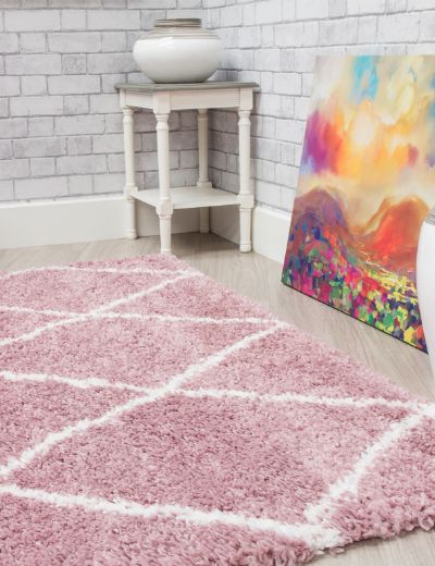 Fantasy Trellis - Pink / Cream 3