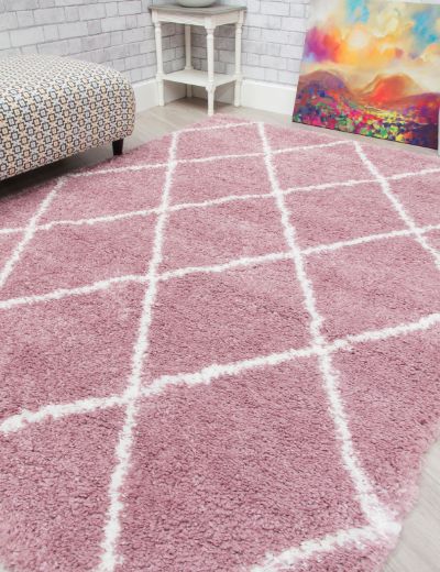 Fantasy Trellis - Pink / Cream 4