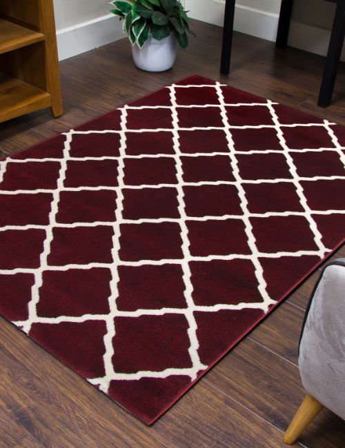 TOSCANA LATTICE RED 160 X 220