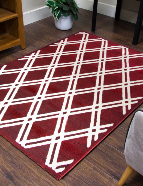 TOSCANA TRELLIS RED 120 X 170