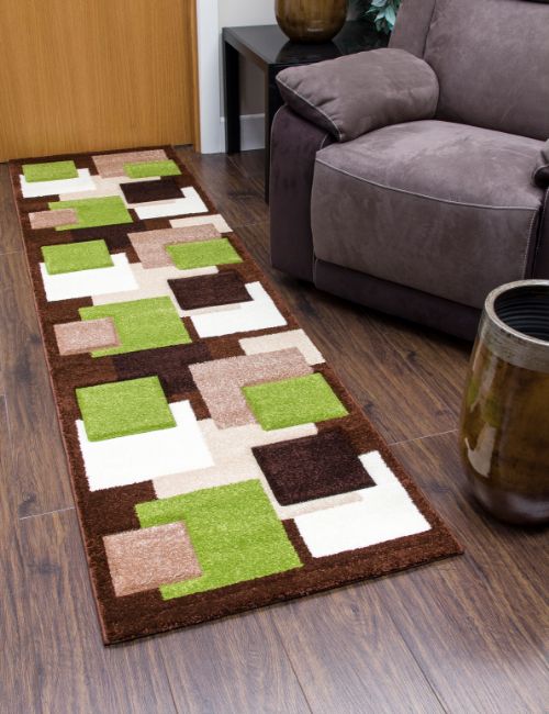 TEMPO SQUARE BROWN/GREEN 67 X 240