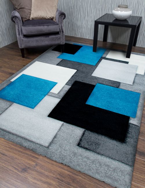 TEMPO SQUARE TEAL 160 X 220