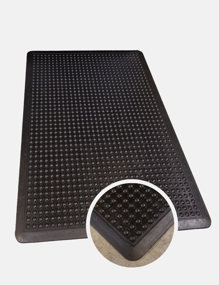 BUBBLE RUBBER MAT 90X120 15MM 