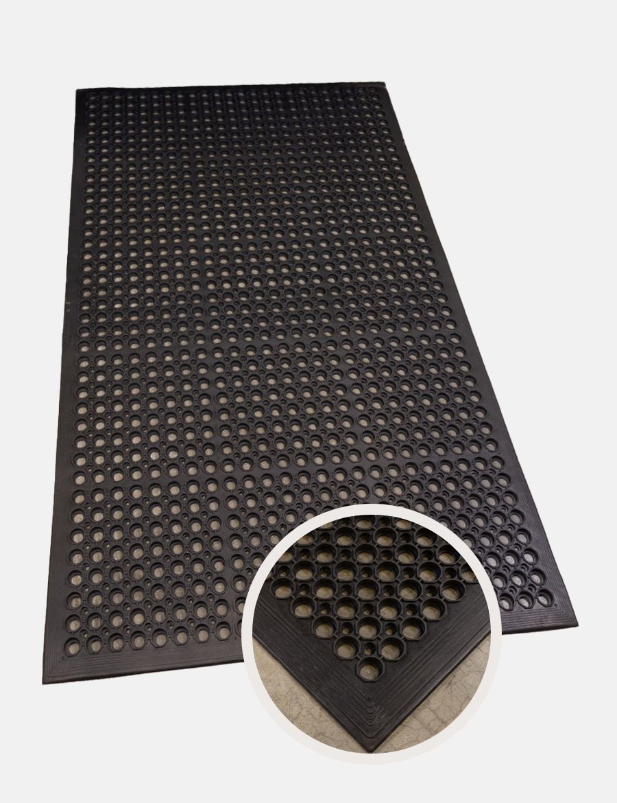 HONEYCOMB RUBBER MAT 90X150 12MM